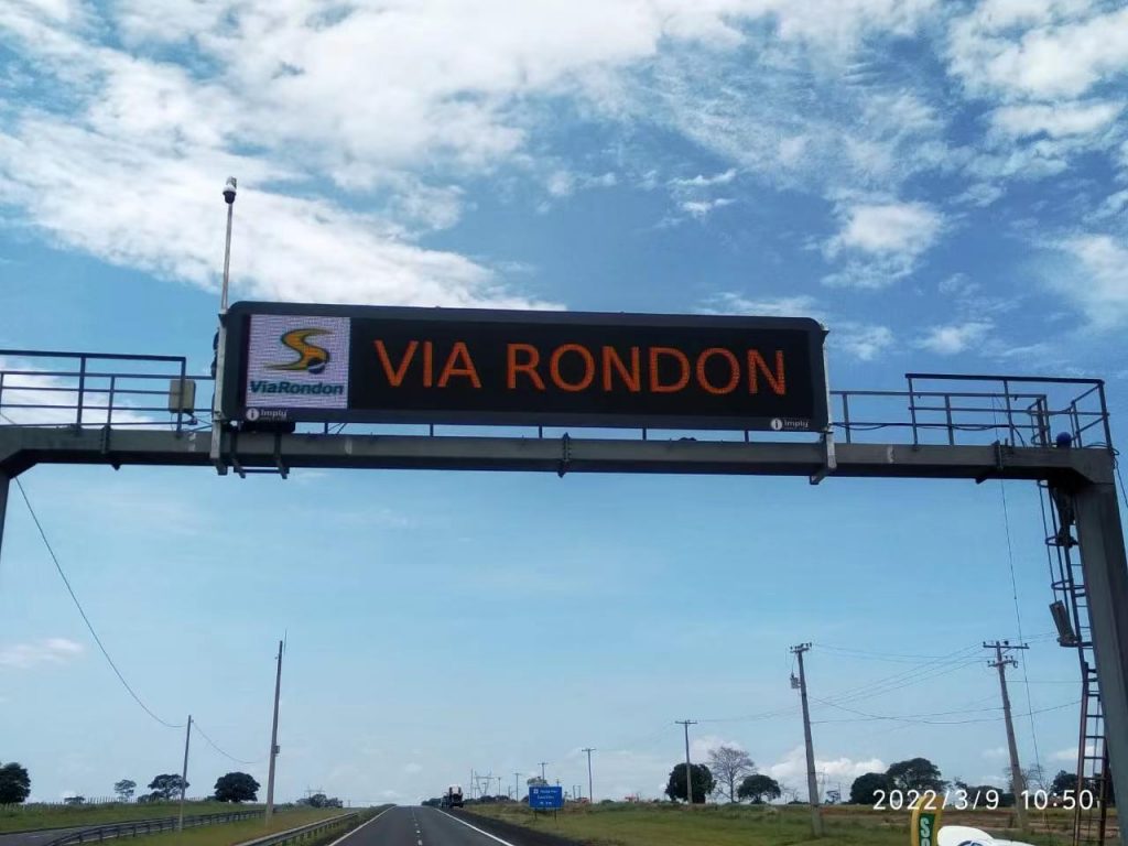 product model outdoor traffic LED display country Brazil插图1