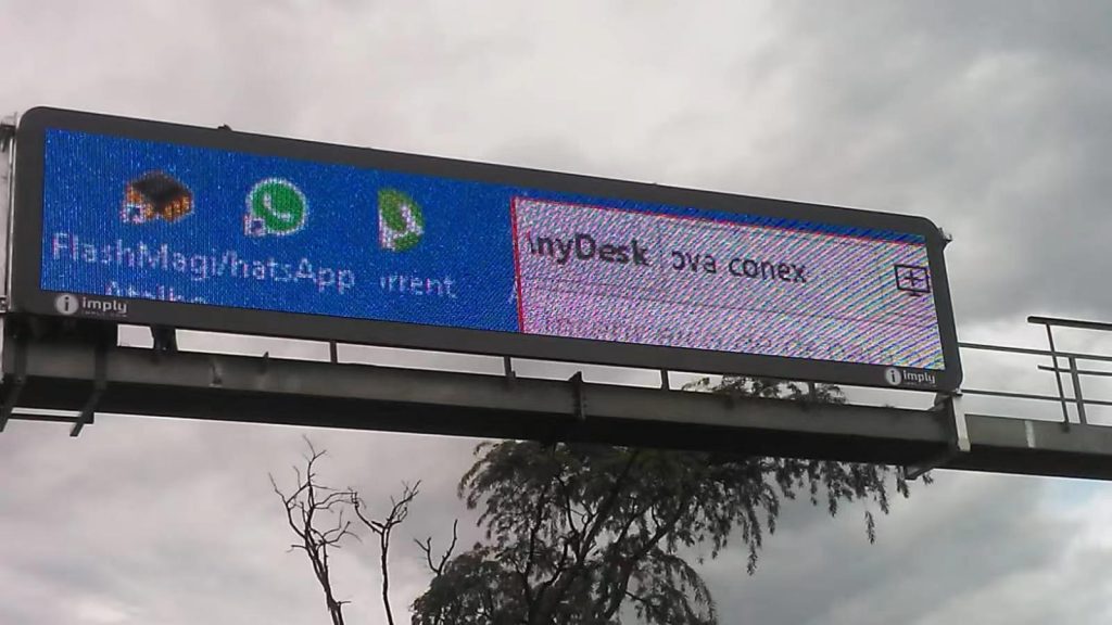 product model outdoor traffic LED display country Brazil插图2